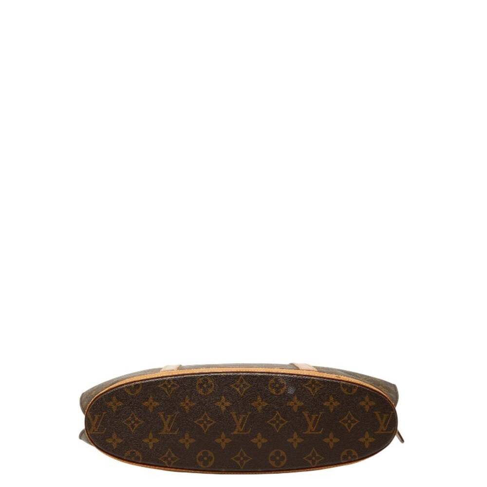 LOUIS VUITTON Authentic Brown Monogram Leather Tote Bag - Picture 3 of 12